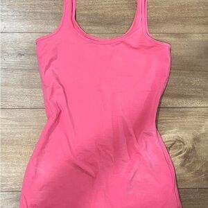 Lilly Pulitzer Pink Sleeveless Fitted Tank Top